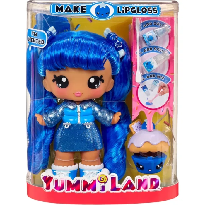 Yummiland L Doll/Lipgloss Pet-Blueberry