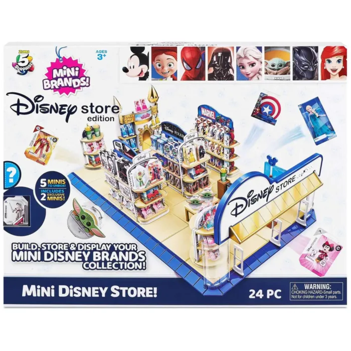 5 SURPRISE MINI BRANDS S1 MINI DISNEY STORE PLAYSET