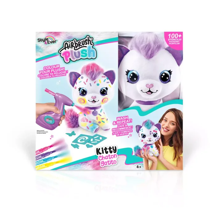 AIRBRUSH PLUSH - KITTY