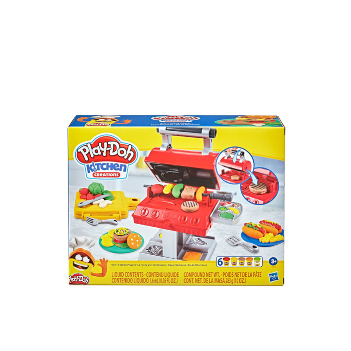 Play-Doh Kitchen Creations Barbecue Grill 'n Stamp Playset