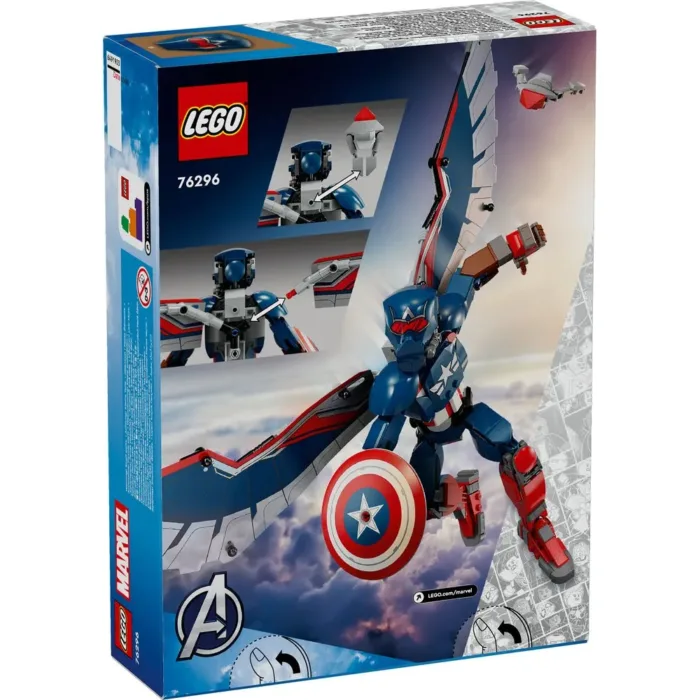 ⁦LEGO Marvel Captain Americ 76296⁩ - الصورة ⁦2⁩