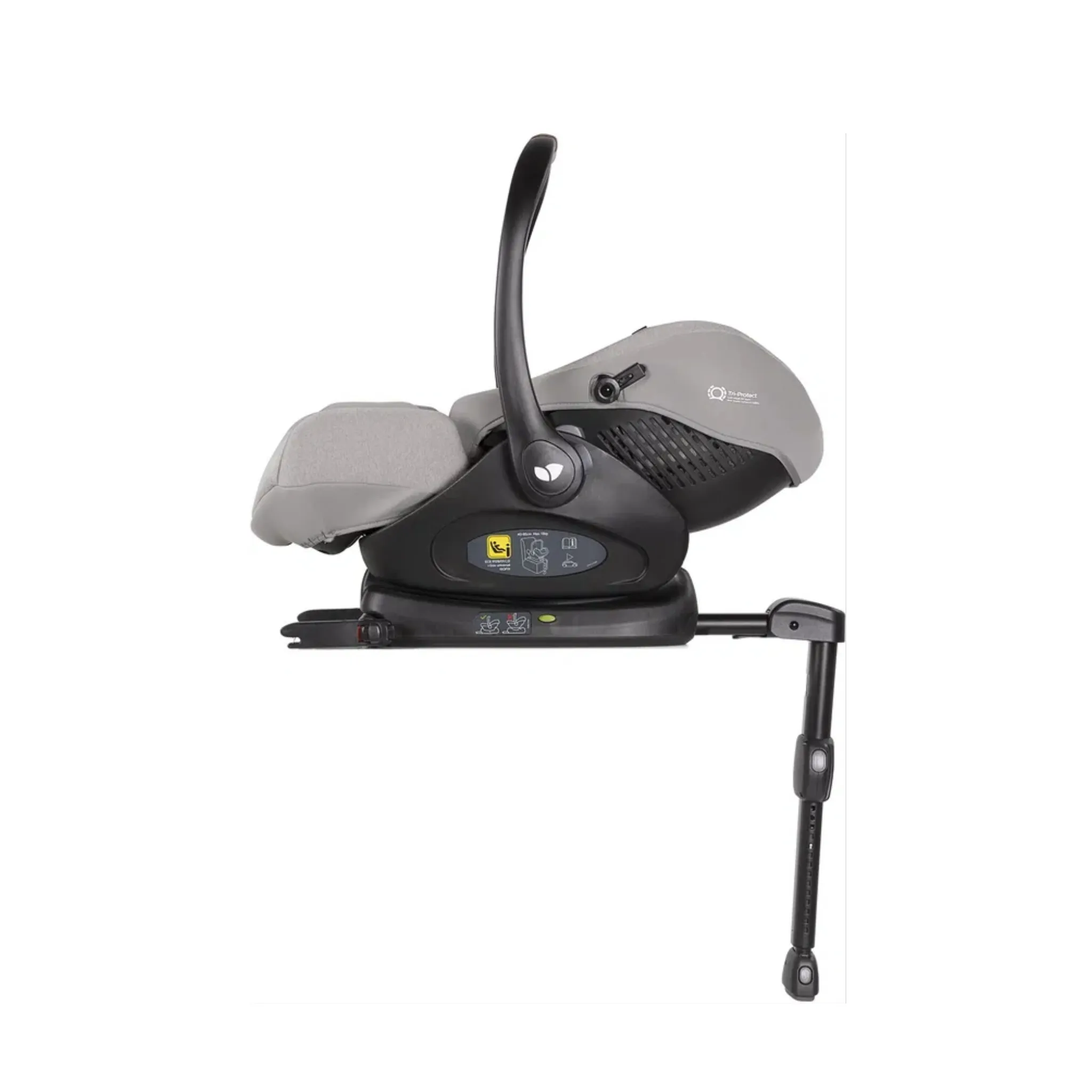 ⁦JOIE I-LEVEL w/ BASE GRAY FLANNEL كرسي سيارة⁩ - الصورة ⁦3⁩