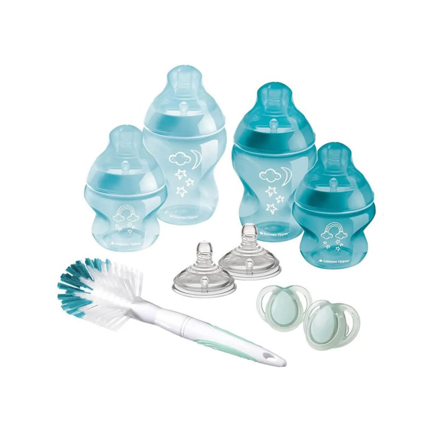 تومي تيبي كلوسر تو نيتشر – مجموعة حديثي الولادة 0+ 150 مل - 260 مل - شكل نجوم زرقاء - الصورة 2