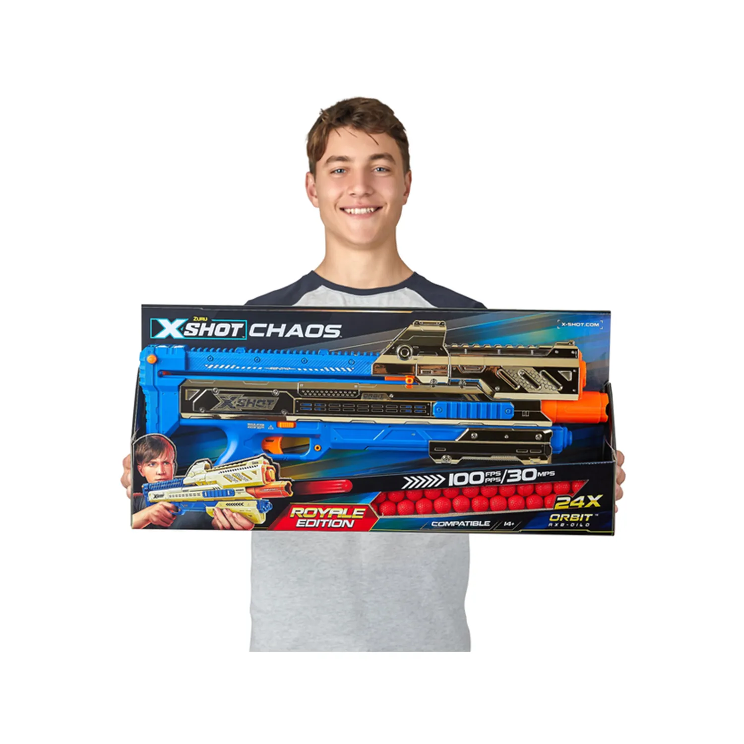 ⁦اكس شوت - مسدس إطلاق النار السريع زورو إكس شوت إكسيل تشاوس جولدن أوربت 8+⁩ - الصورة ⁦2⁩