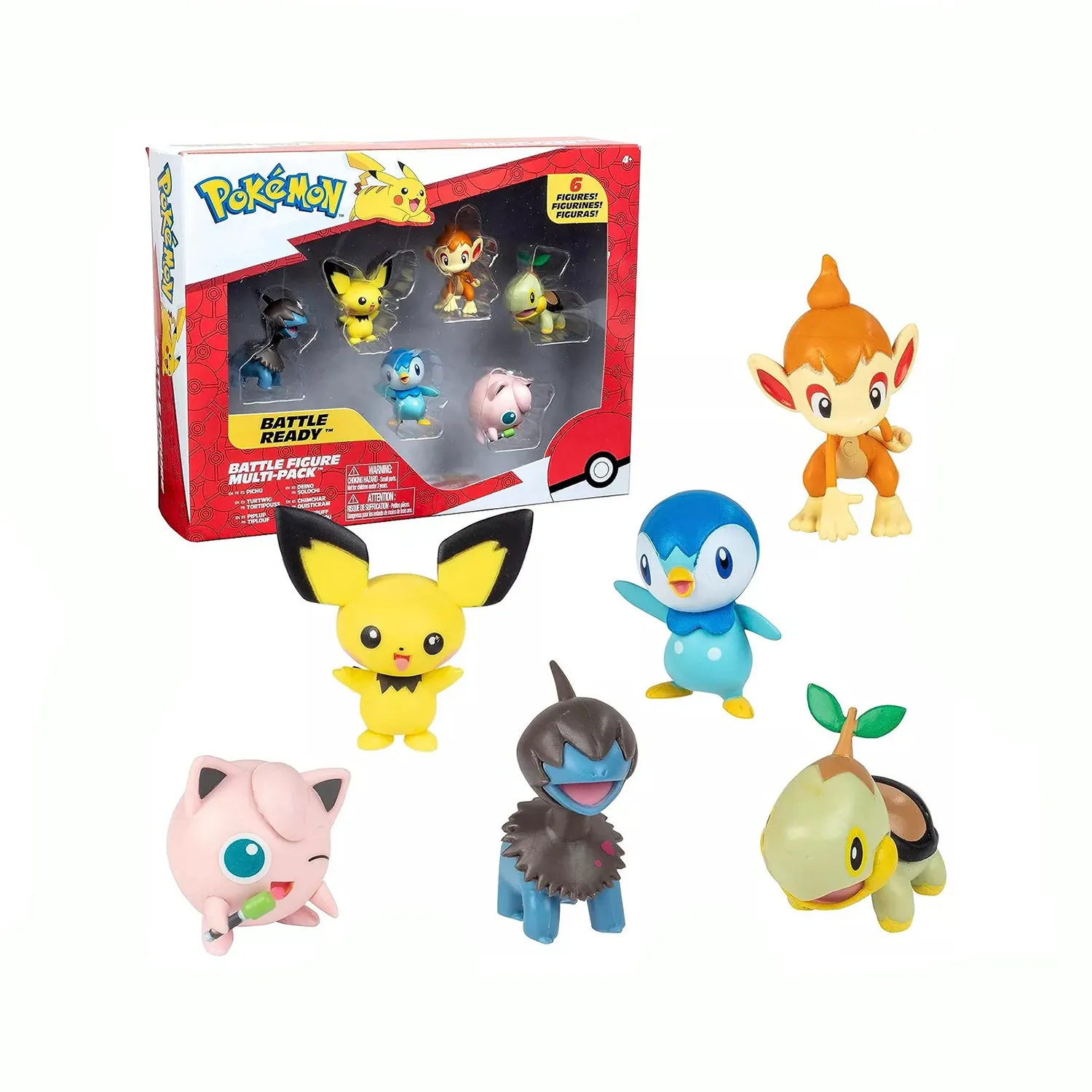 ⁦العاب اطفال - مجموعة ألعاب مجسمات بوكيمون باتل - 6 قطع⁩ - الصورة ⁦2⁩