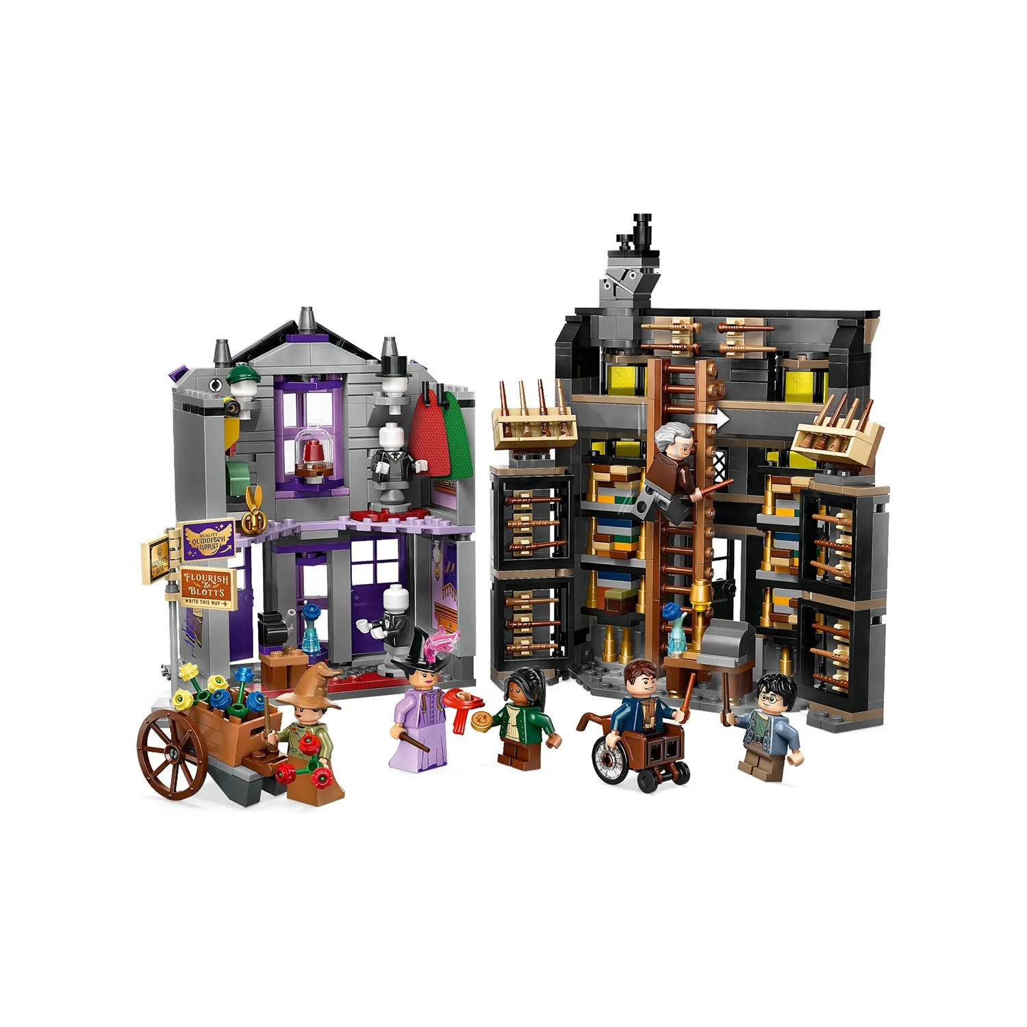 ⁦LEGO - مجموعة ليغو هاري بوتر أوليفاندرز وأردية السيدة مالكين  744 قطعة   8+⁩ - الصورة ⁦2⁩