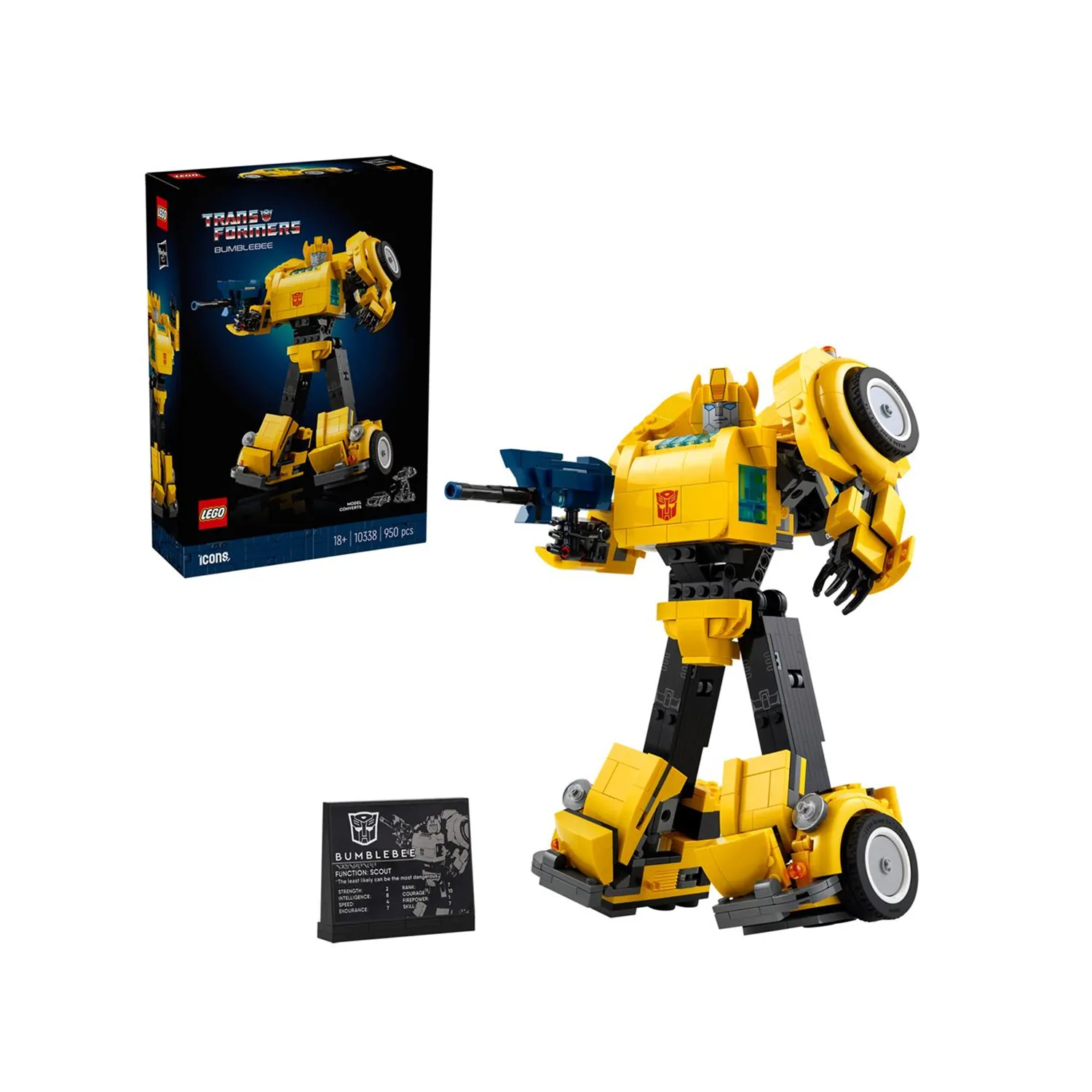 LEGO - ليغو ايكونز ( ايقونات ترانسفورمرز بامبلبي ) 950 قطعة 18+ - الصورة 2