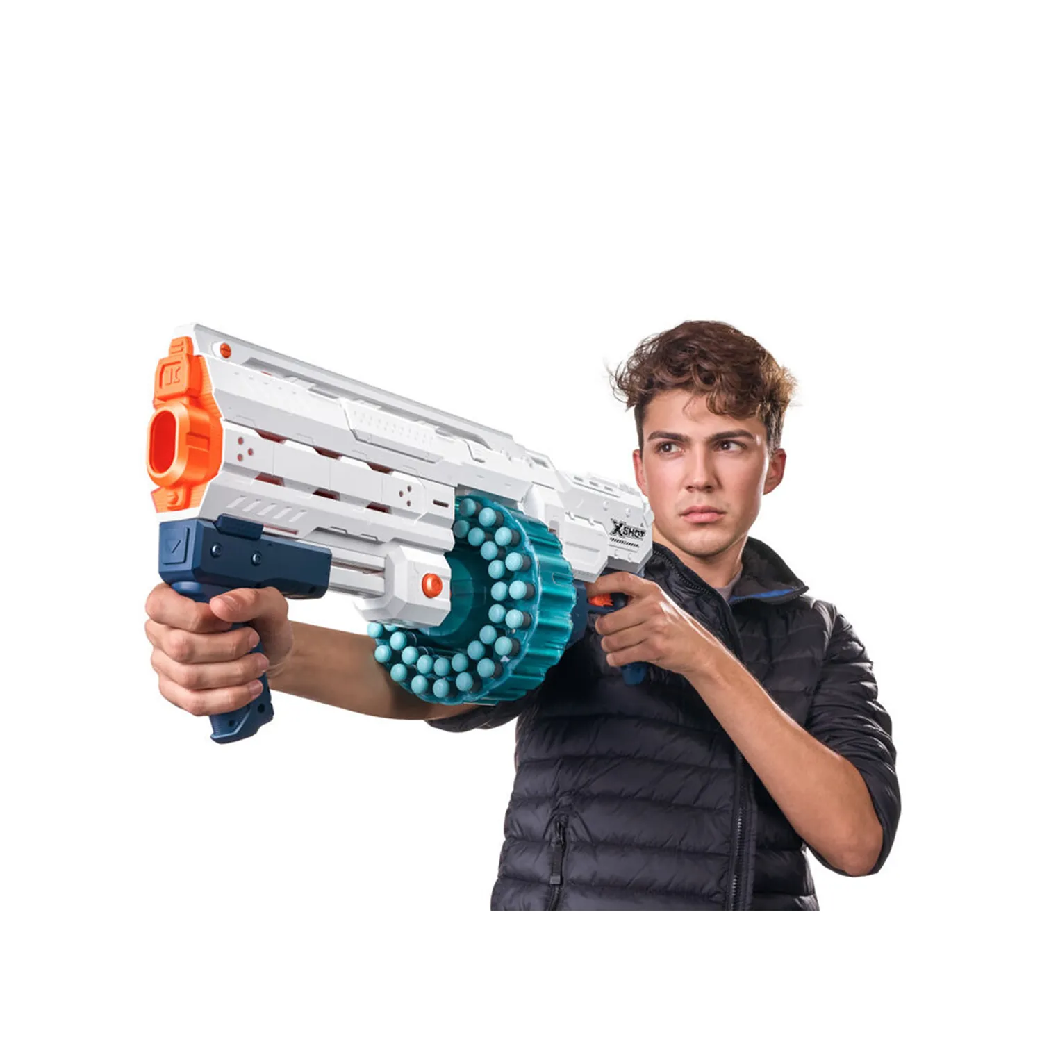 ⁦لعبة اكس شوت -لعبة مسدس سهام Excel Fortress بسعة 40 سهمًا من الفوم (48 سهمًا)⁩ - الصورة ⁦3⁩