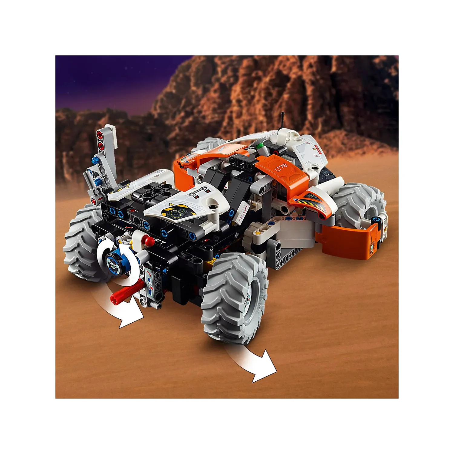 LEGO - ليجو تكنيك سبيس سيرفيس سبيس لودر 435 قطعة 8+ - الصورة 4