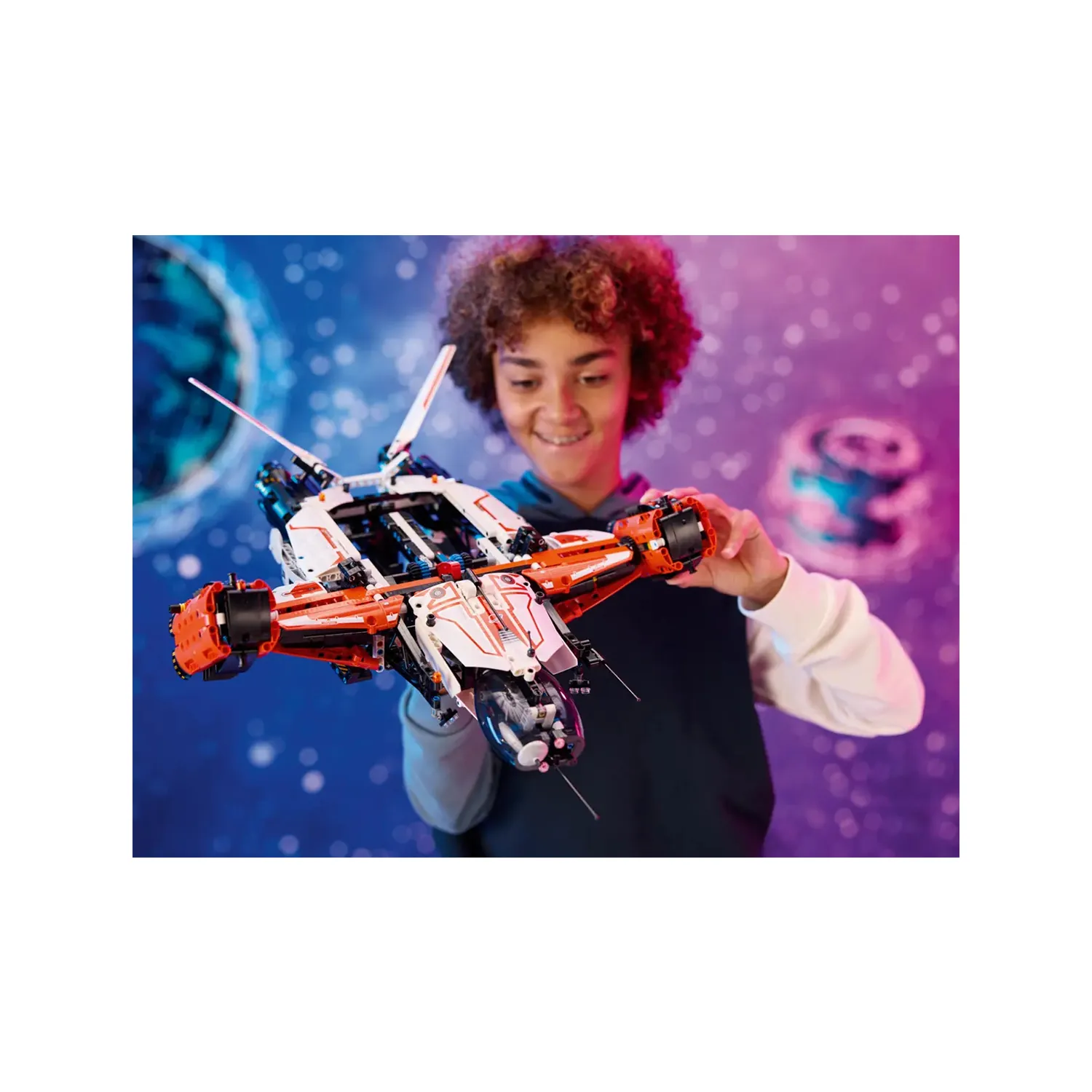 LEGO - ليغو تكنيك مركبة الفضاء LT81 42181 سبيس VTOL الثقيلة لنقل البضائع  1365 قطعة   10+ - الصورة 2