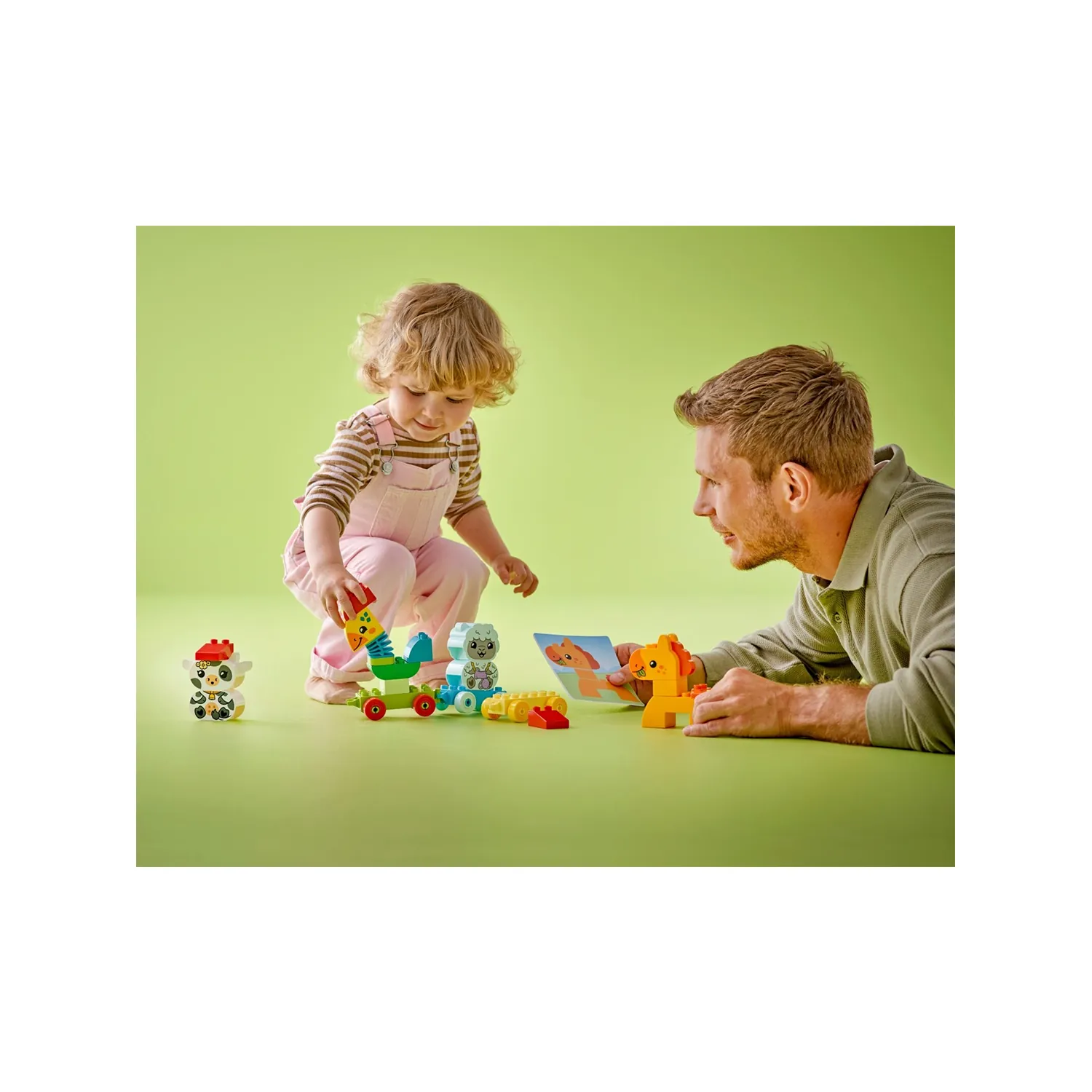 LEGO - ليغو دوبلو قطار الحيوانات 19 قطعة 18+ شهرا فما فوق - الصورة 4