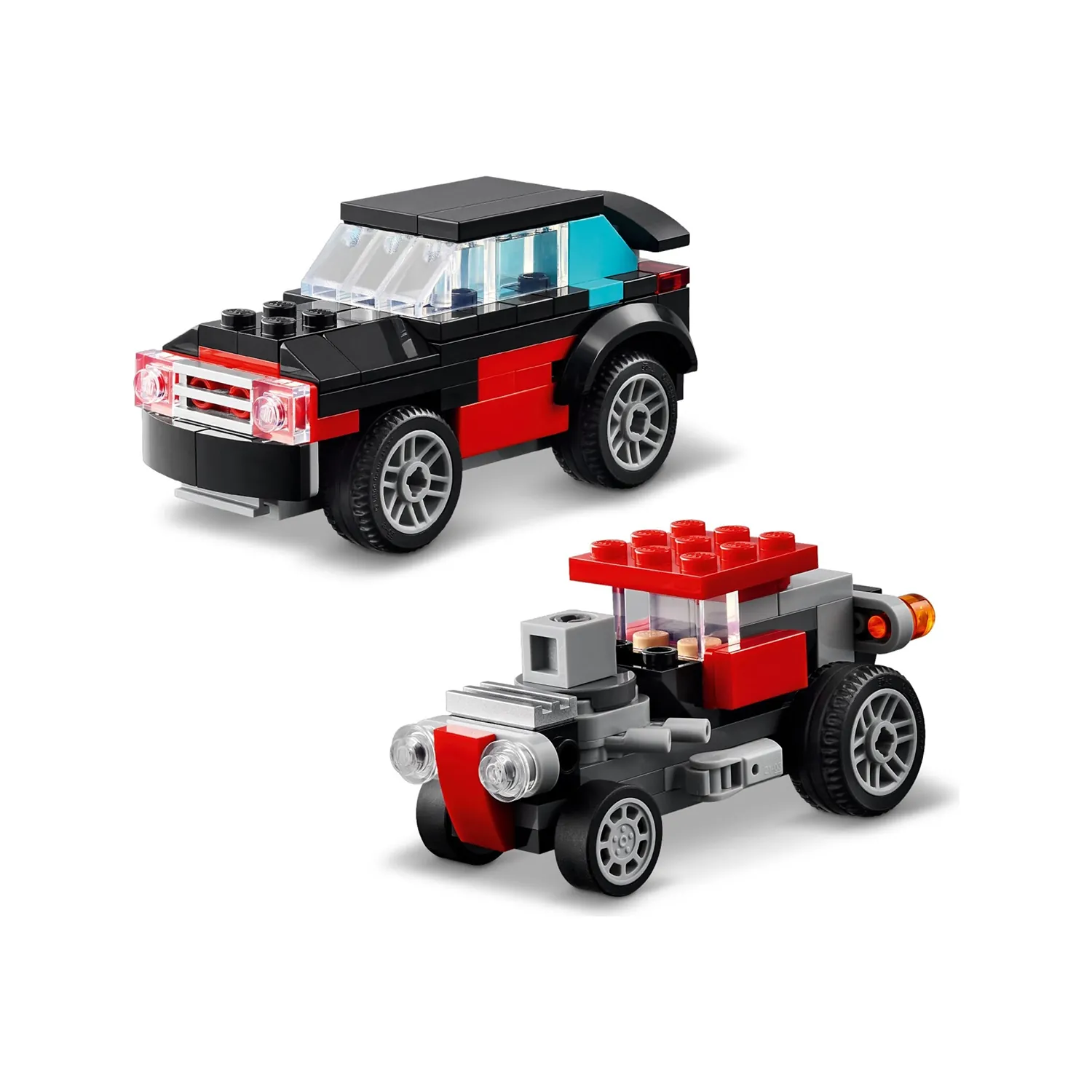 ⁦LEGO - شاحنة ليجو كريتور ذات سطح مستوٍ مع مروحية  270 قطعة   7+⁩ - الصورة ⁦2⁩