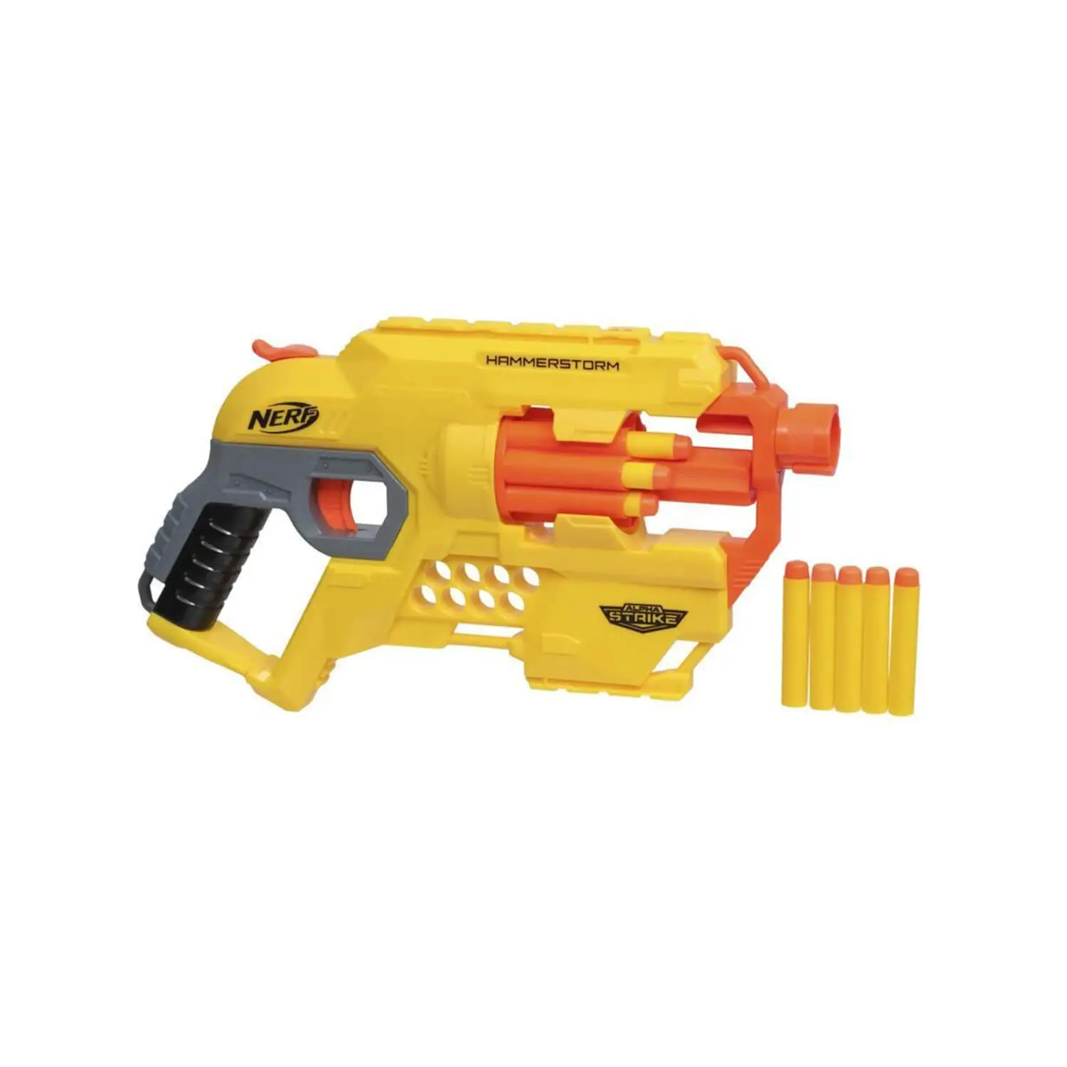 العاب اطفال - مطرقة ألفا سترايك من نيرف مع أسطوانة دوارة مكونة من 8 سهام 8+ - الصورة 2