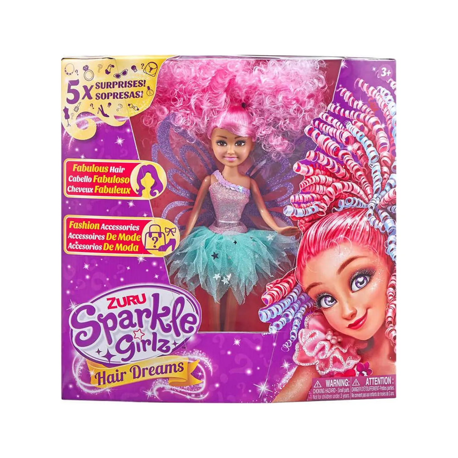 ⁦العاب بنات - SPARKLE_GIRLZ  دمية سباركل جيرلز ذات الشعر السحري  3+⁩ - الصورة ⁦3⁩