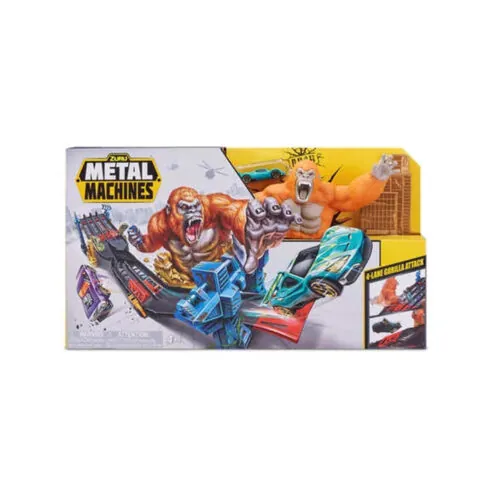العاب اولاد -مجموعة مسارات هجوم الغوريلا 4 مسارات من (Metal Machines) 4+