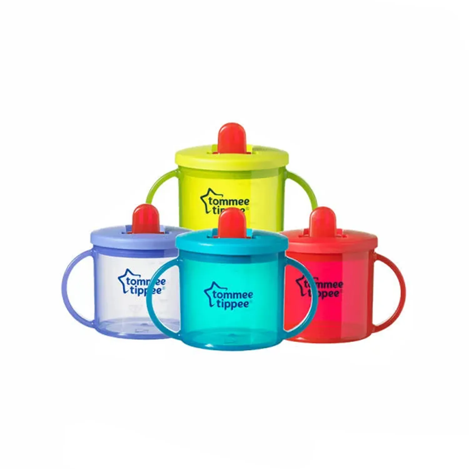 ⁦تومي تيبي كلوسر تو نيتشر - كوب تومي تيبي إسينشالز الأول - أصفر/أزرق/أرجواني/أحمر⁩ - الصورة ⁦2⁩