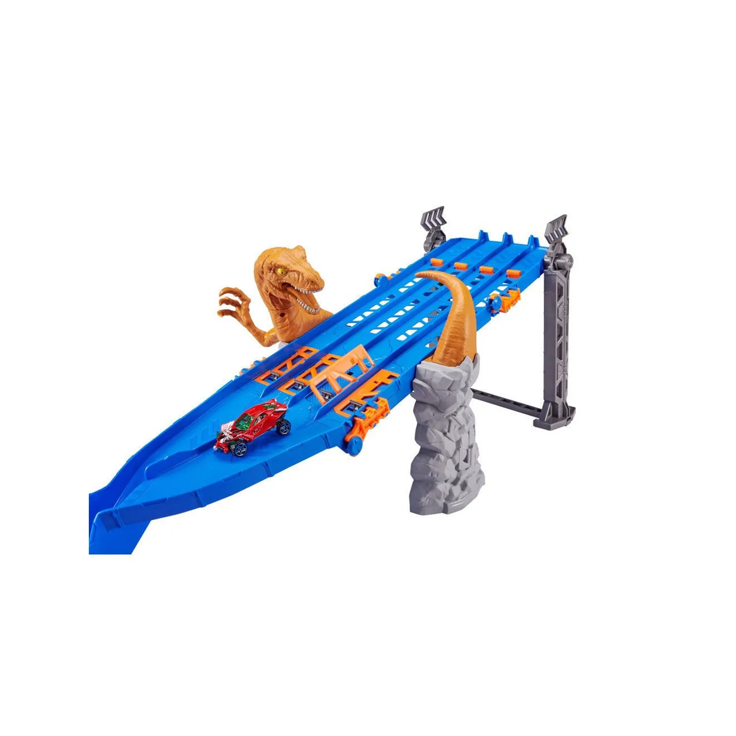 ⁦العاب اولاد - مجموعة مسارات هجوم رابتور ذات الأربعة مسارات  من(METALMACHINES) 4+⁩ - الصورة ⁦2⁩