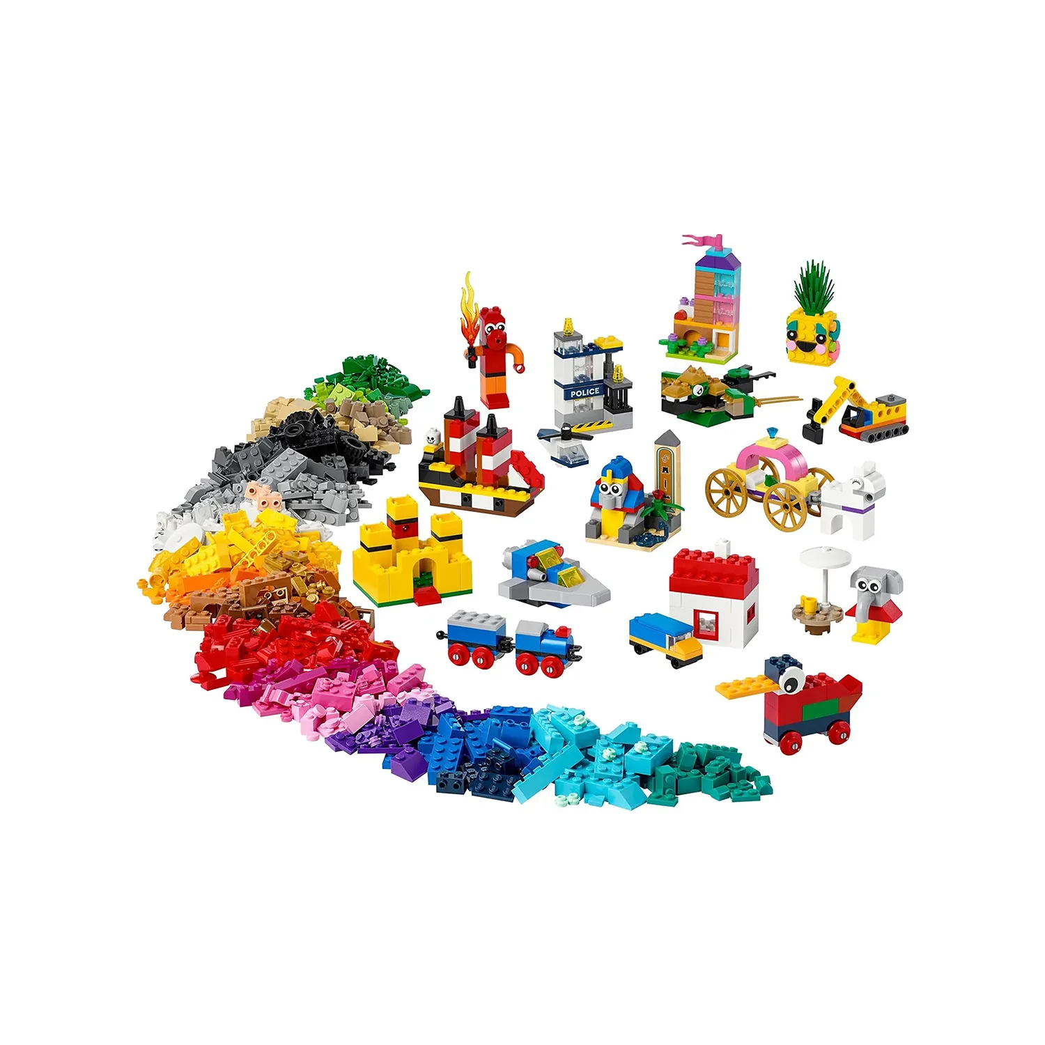 ⁦LEGO - كلاسك  90 عام من اللعب    1100 قطعة.   5+⁩ - الصورة ⁦3⁩