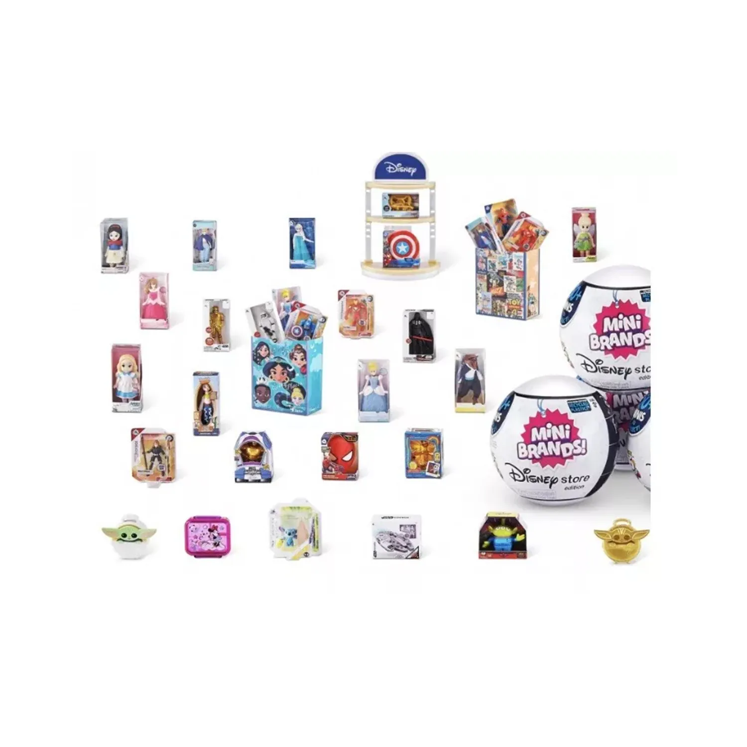 العاب بنات  - مجموعة من 2 كرة صغيرة من ماركة ديزني ستور 5 مفاجآت غامضة - الصورة 3