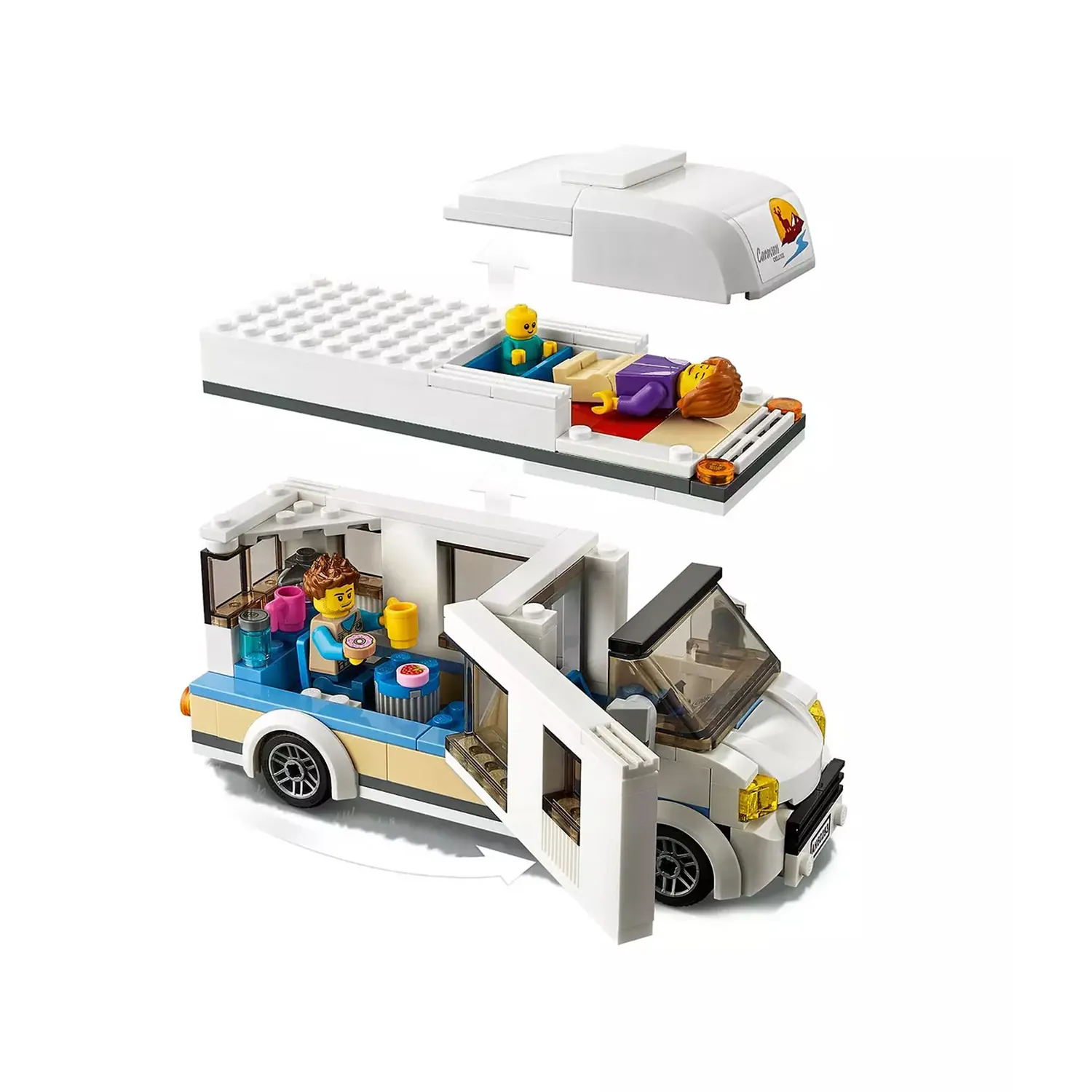 LEGO -  ليغو ستي عربة تخييم العطلات    5+ - الصورة 3