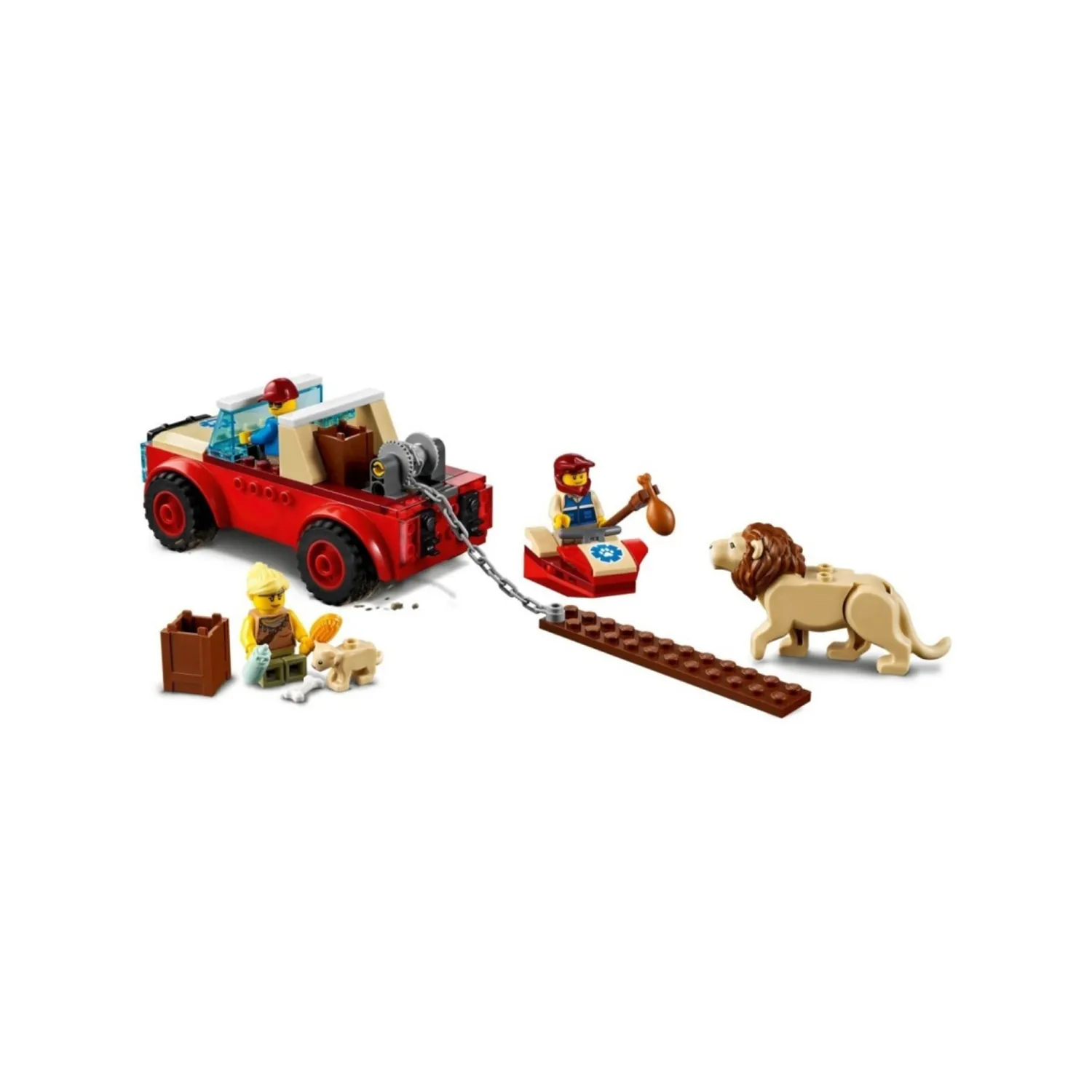 LEGO- ليغو ستي شاحنة إنقاذ حيوانات البرية 4+ - الصورة 3