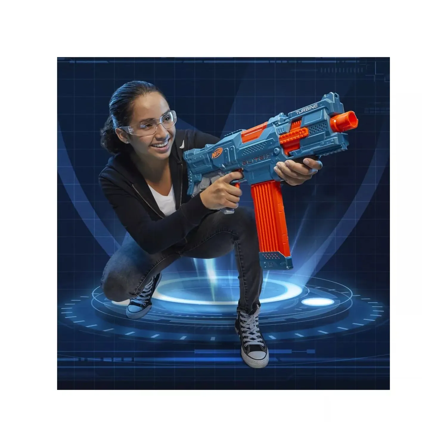 ⁦العاب اطفال - مسدس نيرف Elite 2.0 Turbine CS-18 الآلي   8+⁩ - الصورة ⁦2⁩