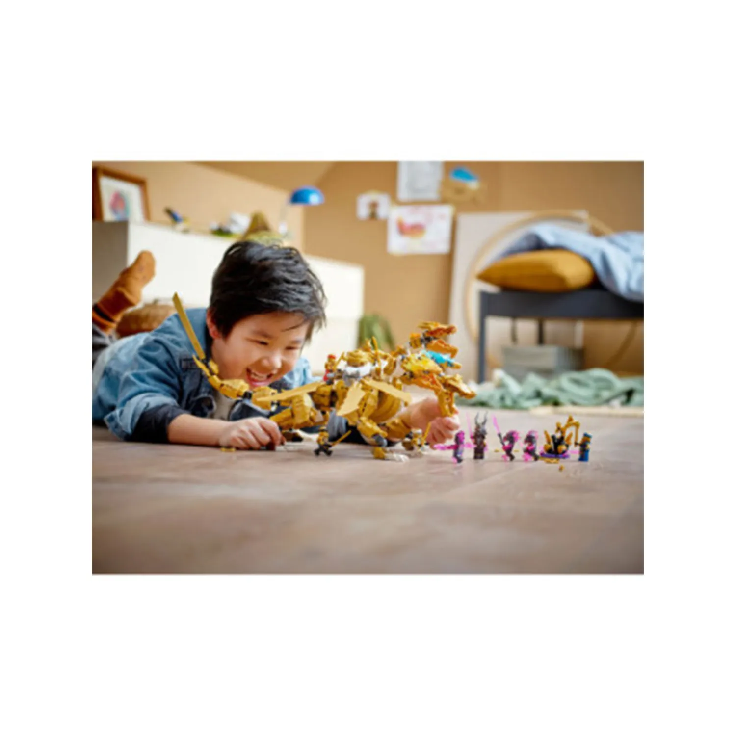 LEGO -  ليغو نينجاجو   لويدز جولدن الترا دراجون   989 قطعة   9+ - الصورة 2