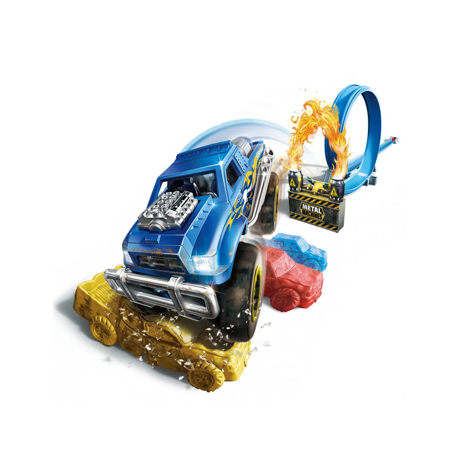 ⁦العاب اولاد -  (مجموعة العاب)ZURU METAL MACHINES-1 Road Rampage⁩ - الصورة ⁦3⁩