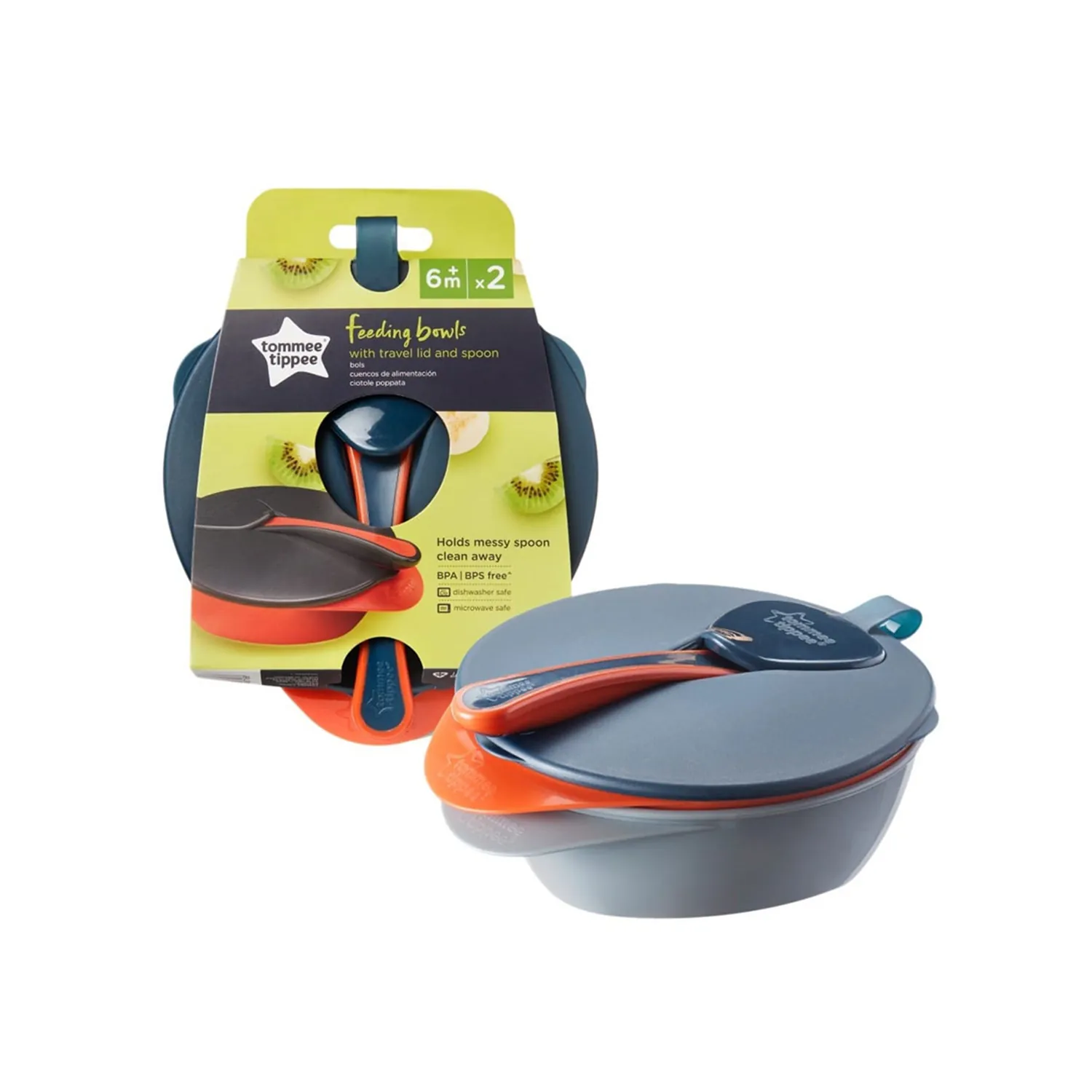 تومي تيبي - صحن طعام مزدوج  +6M - الصورة 2