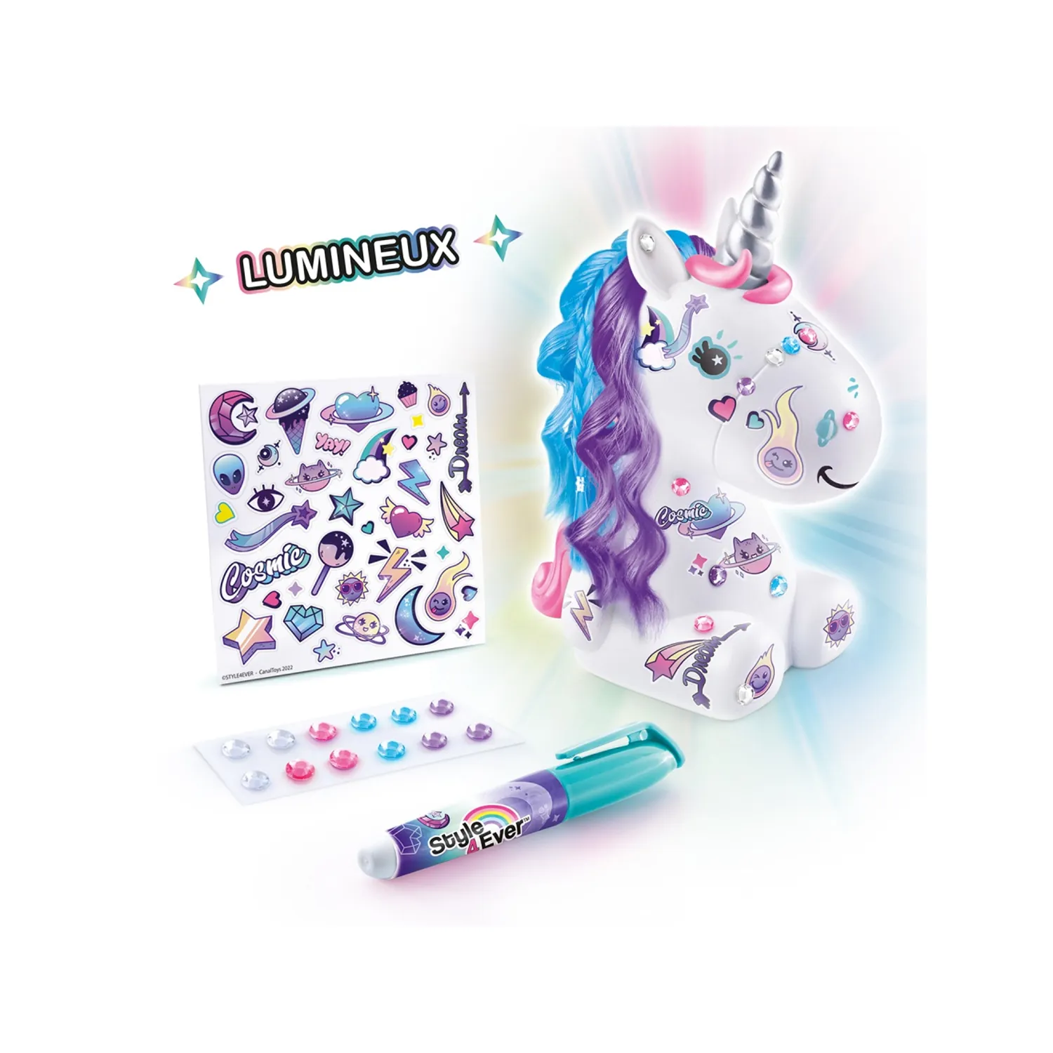 العاب بنات - اليونيكورن المضيئ DIY - الصورة 2