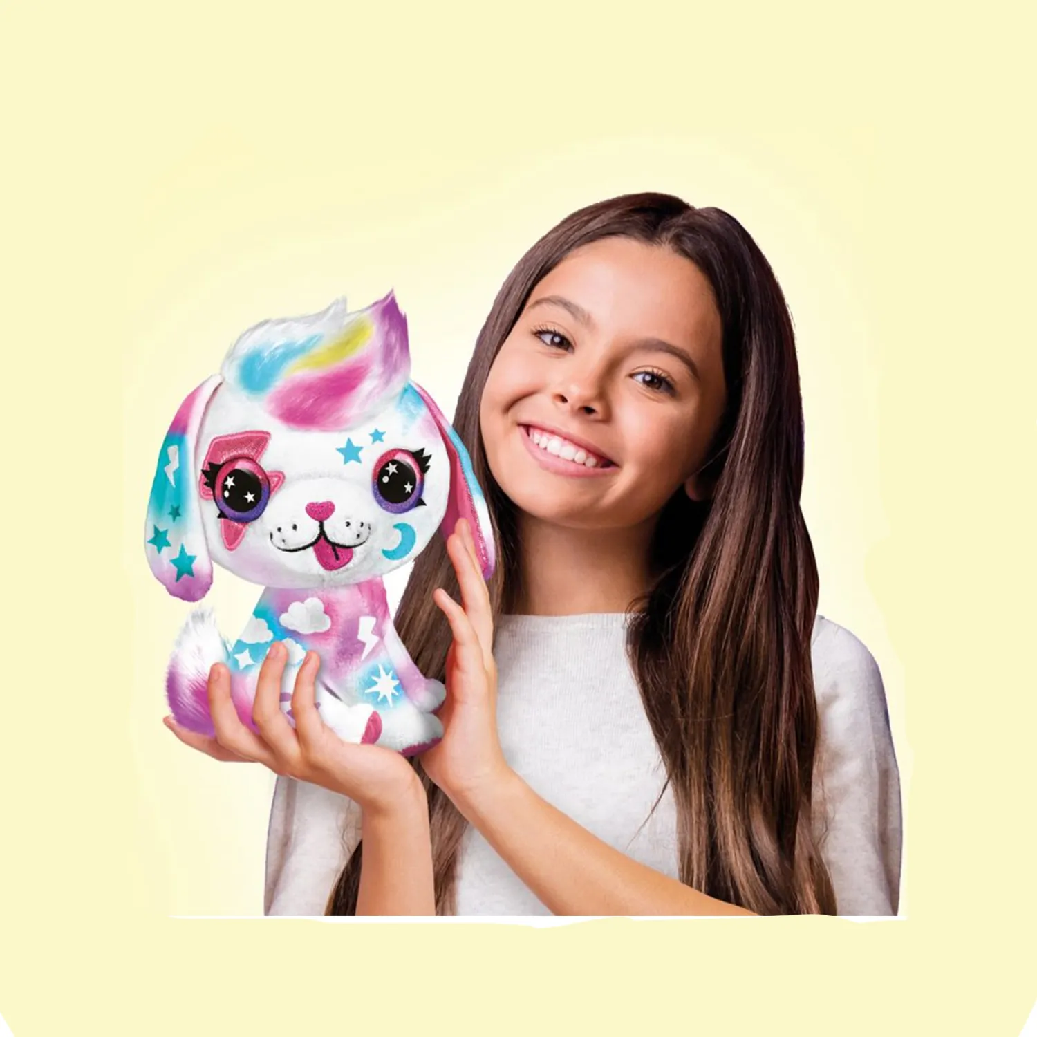 العاب بنات - AIRBRUSH PLUSH - PUPPY دمية إيربروش القطيفة - جرو - الصورة 4