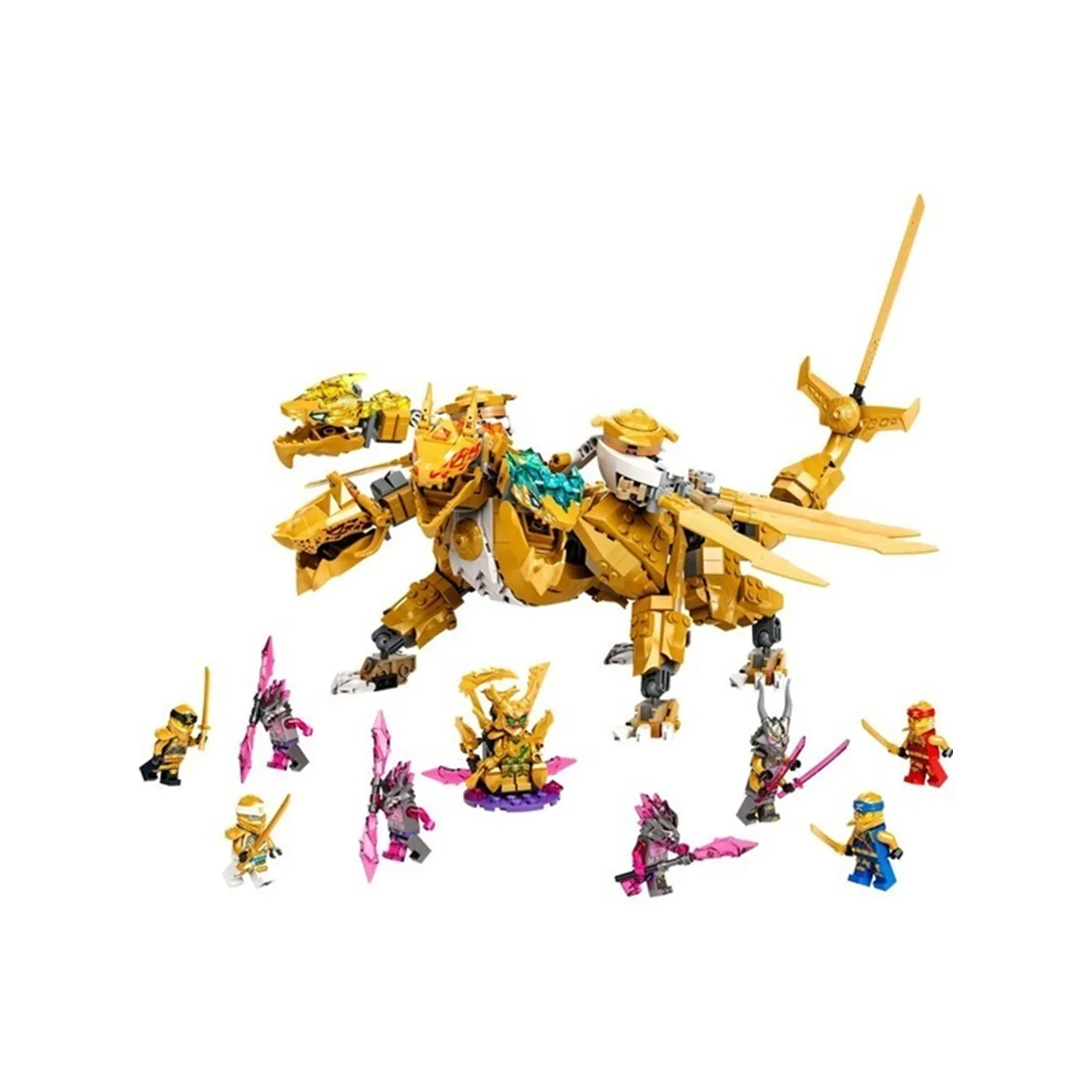 LEGO -  ليغو نينجاجو   لويدز جولدن الترا دراجون   989 قطعة   9+ - الصورة 3