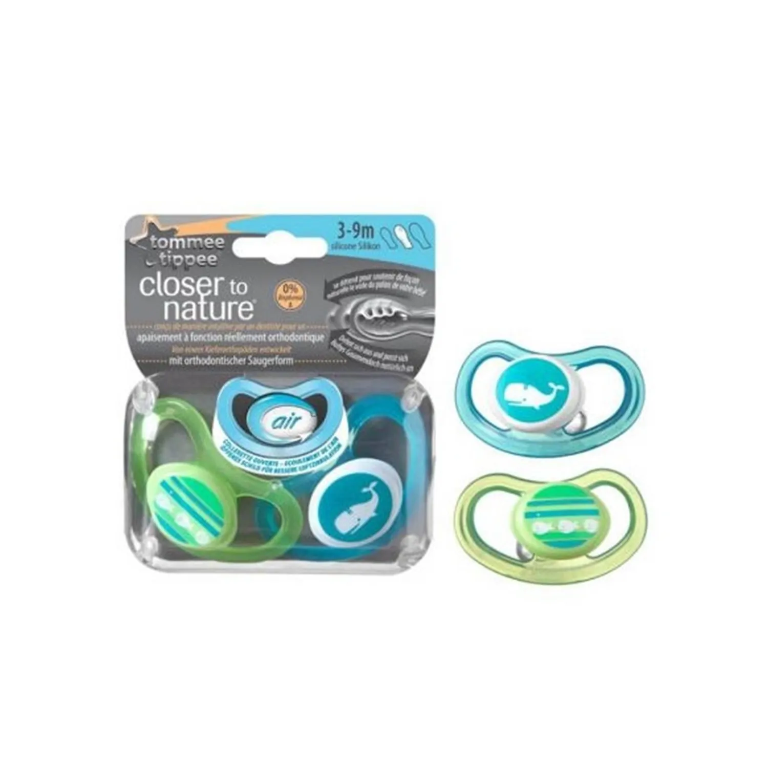 ⁦تومي تيبي كلوسر تو نيتشر- لهاية هوائية من 3 الى 9 اشهر (عبوة من قطعتين)⁩ - الصورة ⁦4⁩