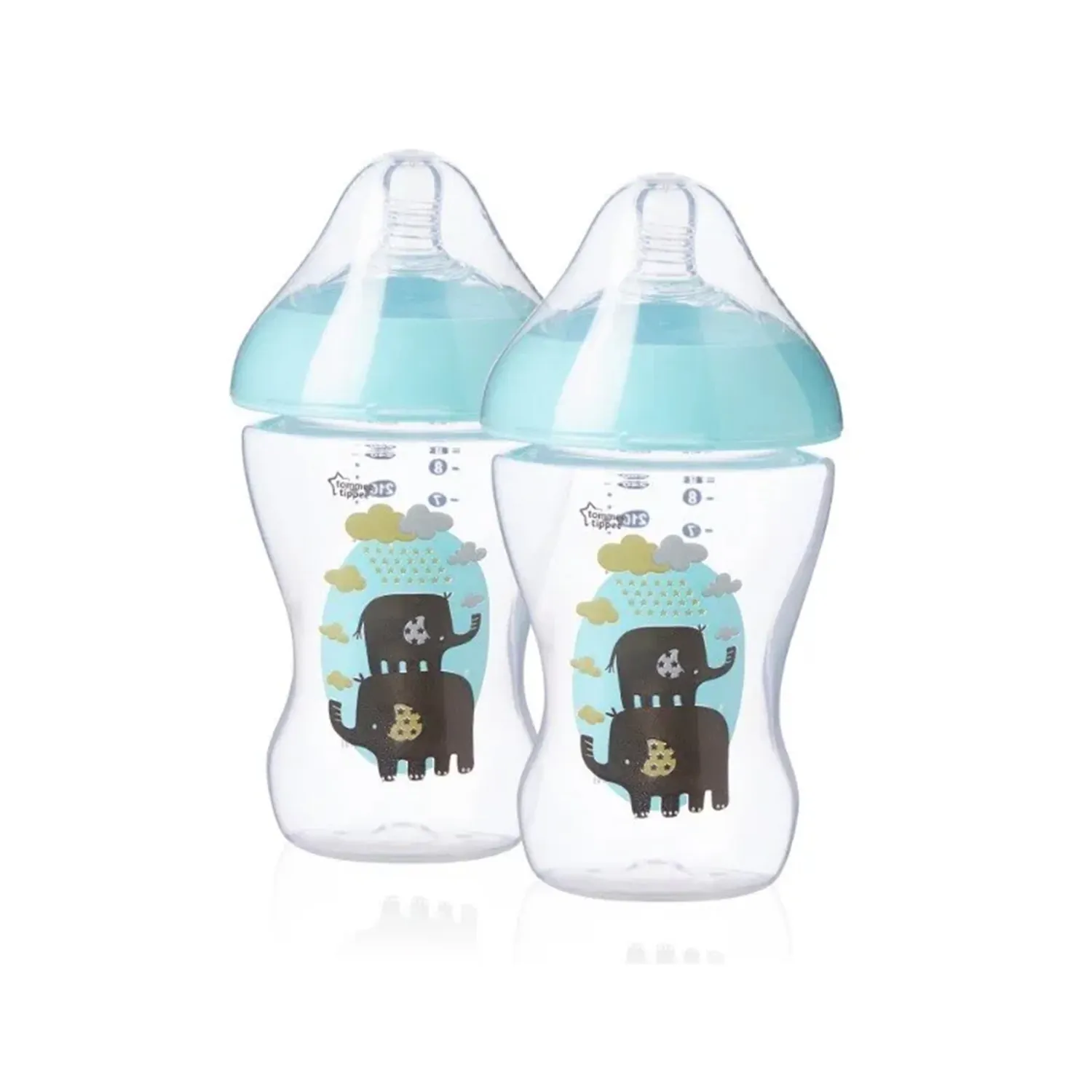 تومي تيبي  - رضاعة الترا ، 260 مل × 2 - أزرق - الصورة 2