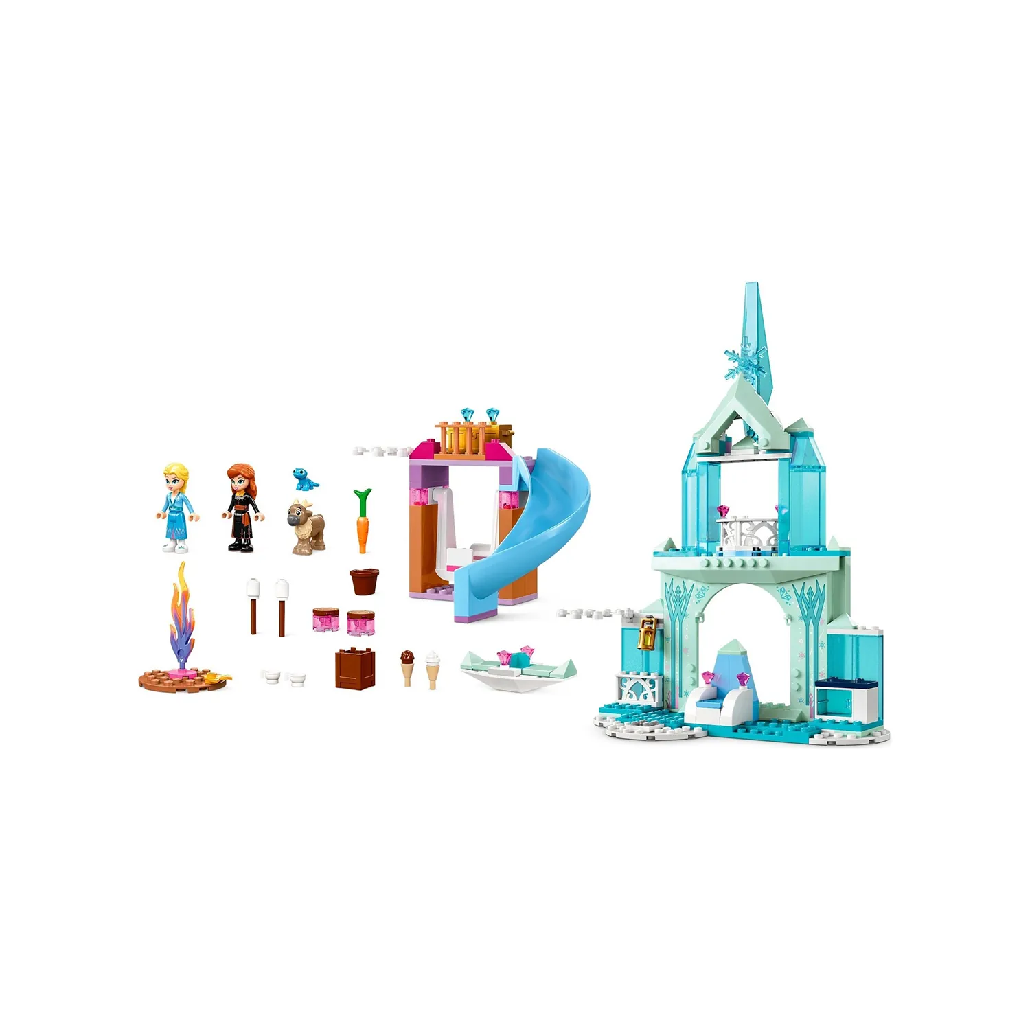 ⁦LEGO - 43238 ديزني-  قلعة إلسا المجمدة  163 قطعة   4+⁩ - الصورة ⁦3⁩