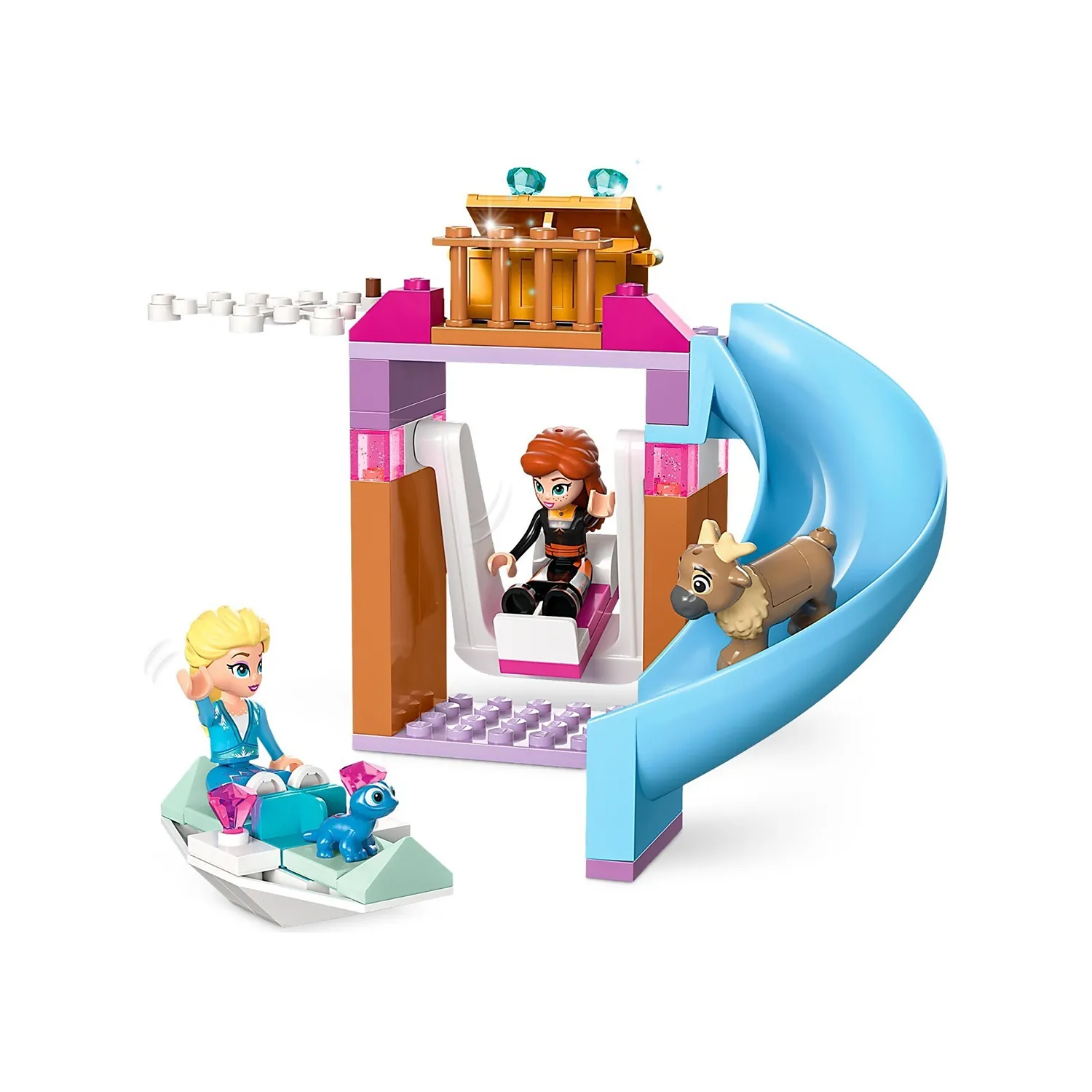 ⁦LEGO - 43238 ديزني-  قلعة إلسا المجمدة  163 قطعة   4+⁩ - الصورة ⁦5⁩