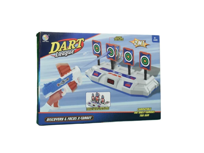 32563DART LEAGUE  لعبة سلاح للاطفال + هدف  B3235N