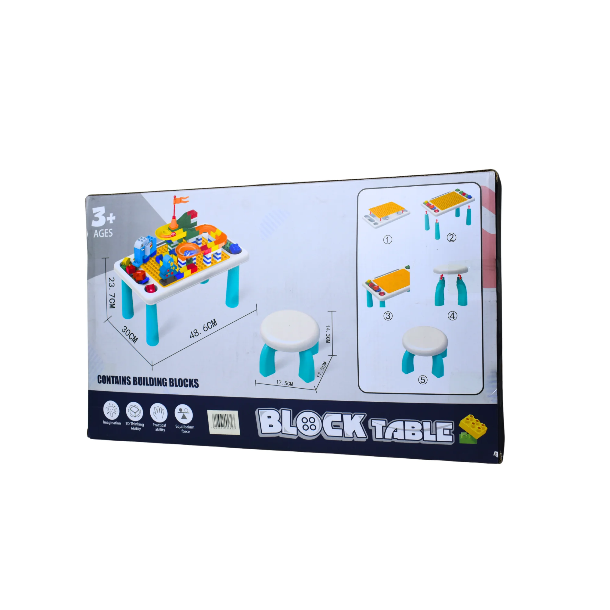 طاوله ليكو + كرسي 95+75 قطعه MG1001-B3 - الصورة 2