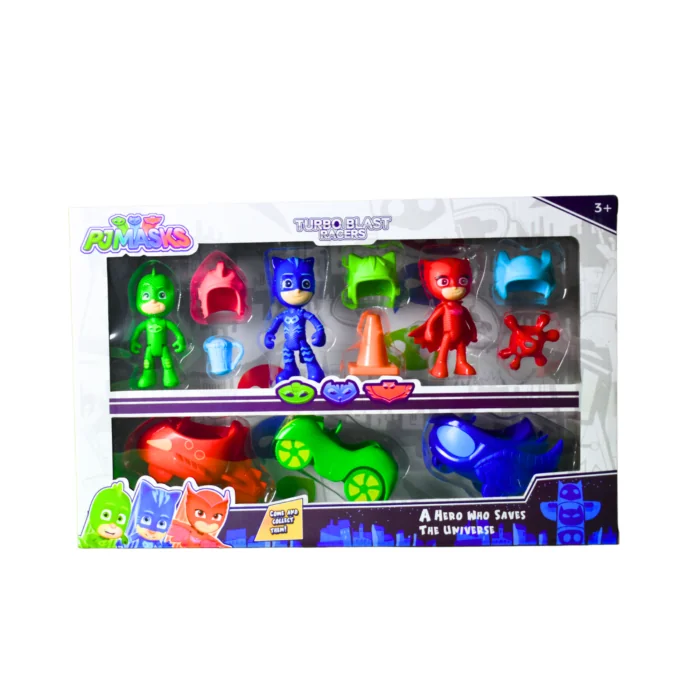 PJMASKS سيت شخصيه سيارات ثلاثي  366-5