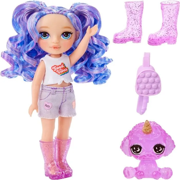 ⁦Rainbow High Littles Doll-Amethyst⁩ - الصورة ⁦2⁩