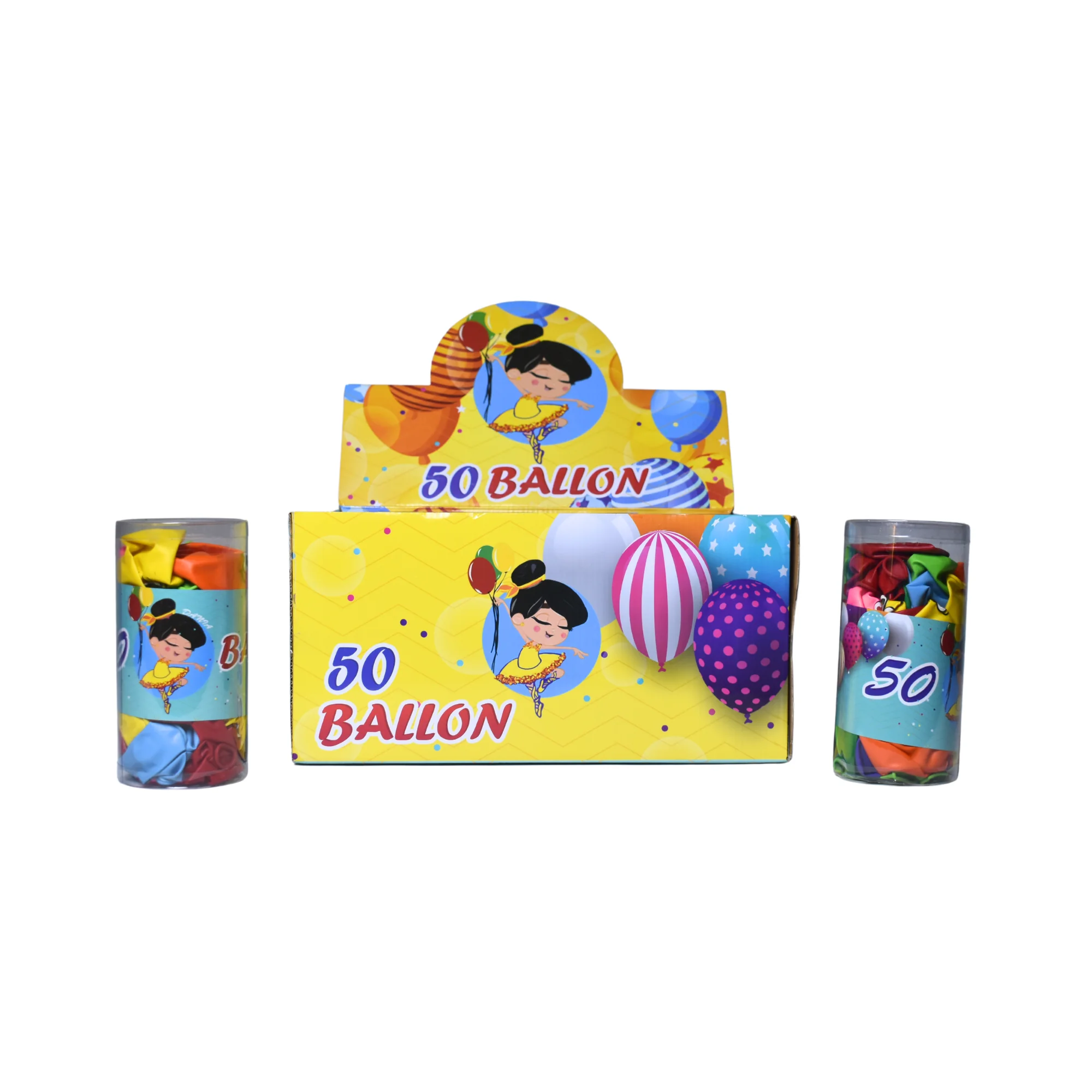 بالون اسطوانه 50 حبه - الصورة 2