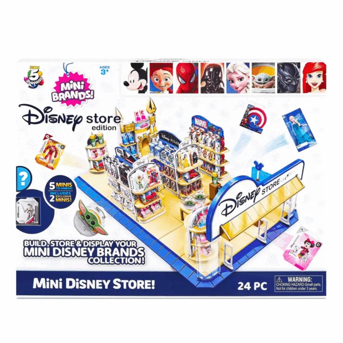 5 SURPRISE MINI BRANDS S1 MINI DISNEY STORE PLAYSET