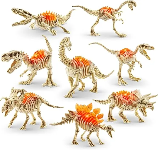 ⁦ROBO ALIVE-DINO FOSSIL FIND-SERIES 1 Mini Surprise Egg,3Facing6pcs/PDQ Asst⁩ - الصورة ⁦3⁩