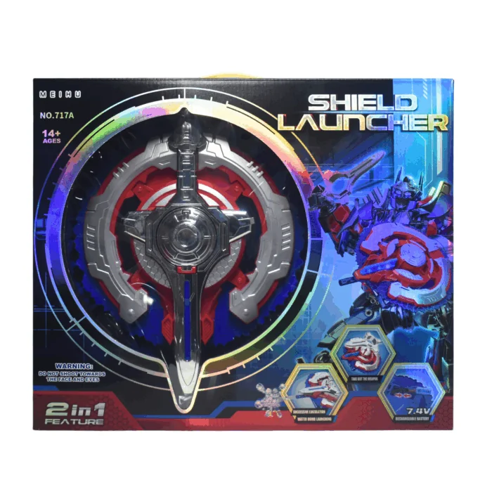 Electric Captain America Shield Launcher (Water Bullet) [Included Battery + USB]