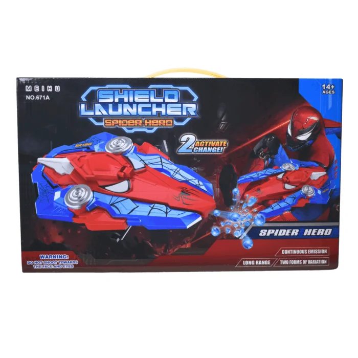 Electric Spider Man Shield (Water Bullet) [Included Battery + USB]