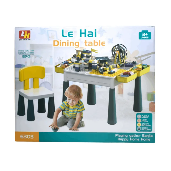 152 * Building Blocks + Table + Chairs (Can Be Raised)