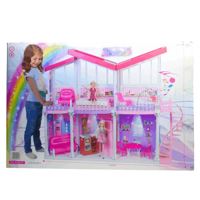 Assemble Villa + 2 * 11" Dolls