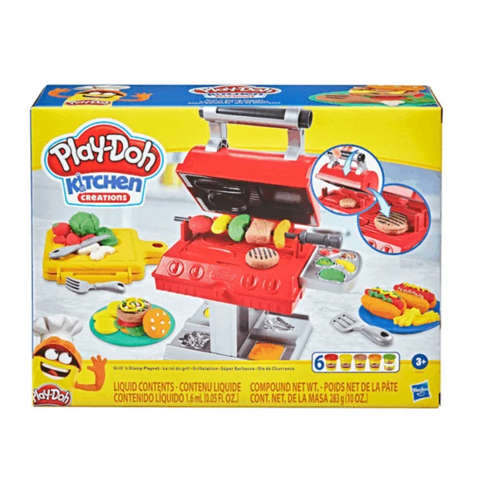 Play-Doh Kitchen Creations Barbecue Grill 'n Stamp Playset