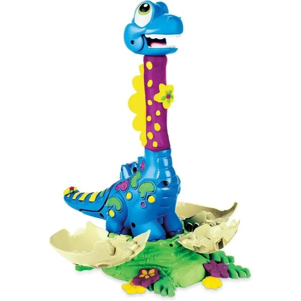 ⁦Play-Doh Dino Crew Growin' Tall Bronto⁩ - الصورة ⁦3⁩