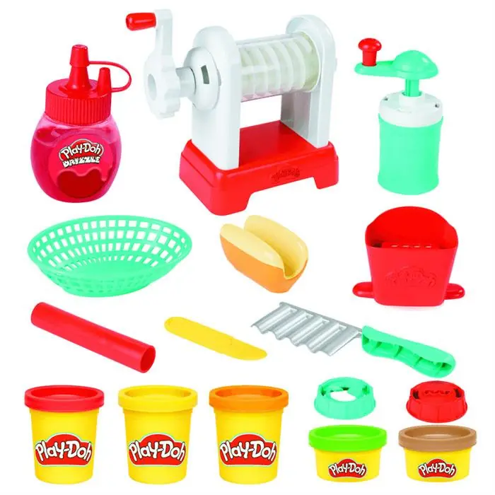 ⁦Play-Doh Kitchen Creations Spiral Fries Playset⁩ - الصورة ⁦2⁩